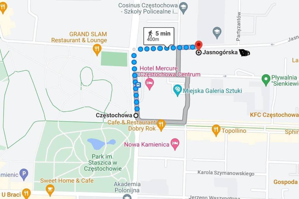 تشينستوخوفا Nowoczesne Lokum W Centrum المظهر الخارجي الصورة